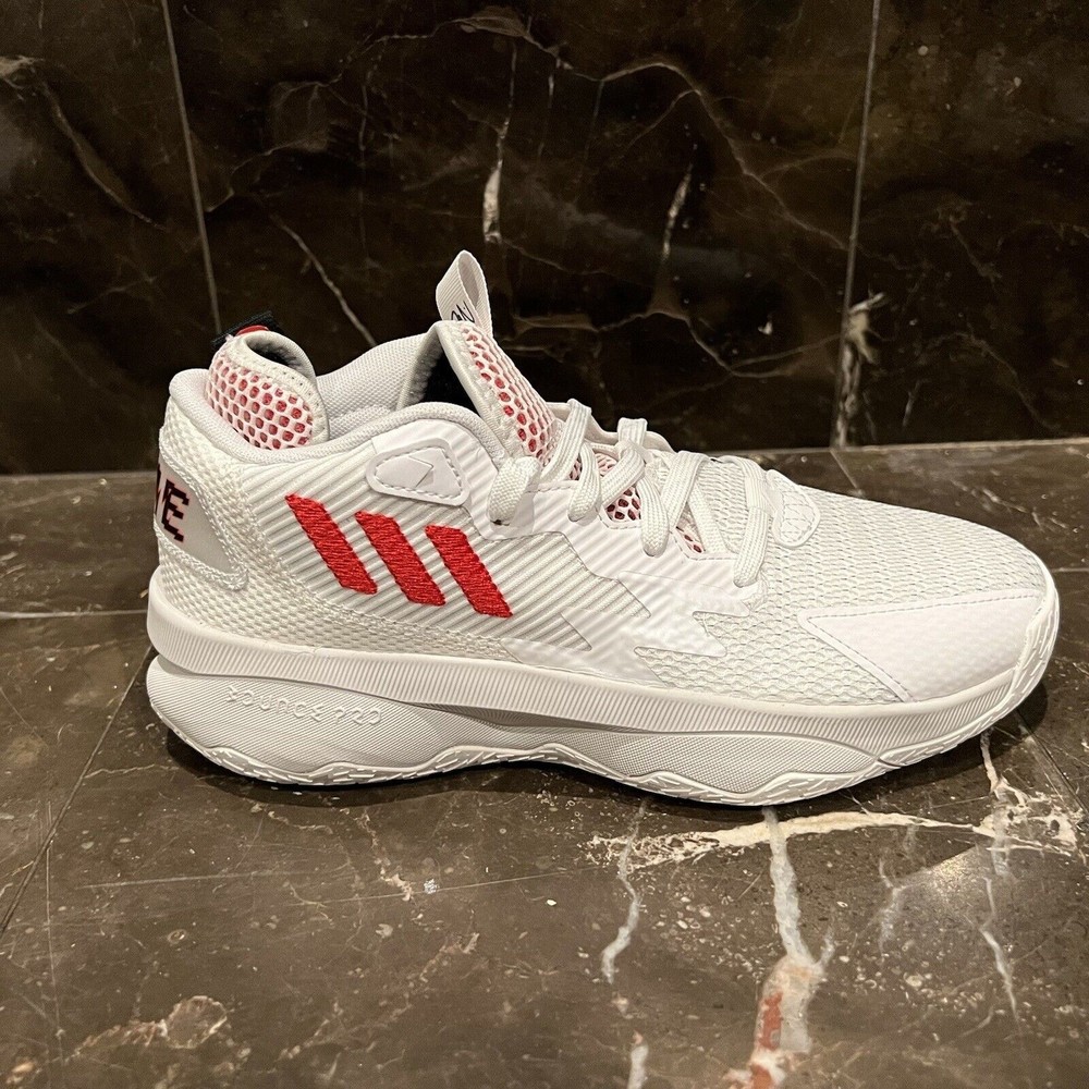 Adidas Dame 8 Dame Time Mens 6 Womens 7 White Volleyball Basketball Shoes GY0384